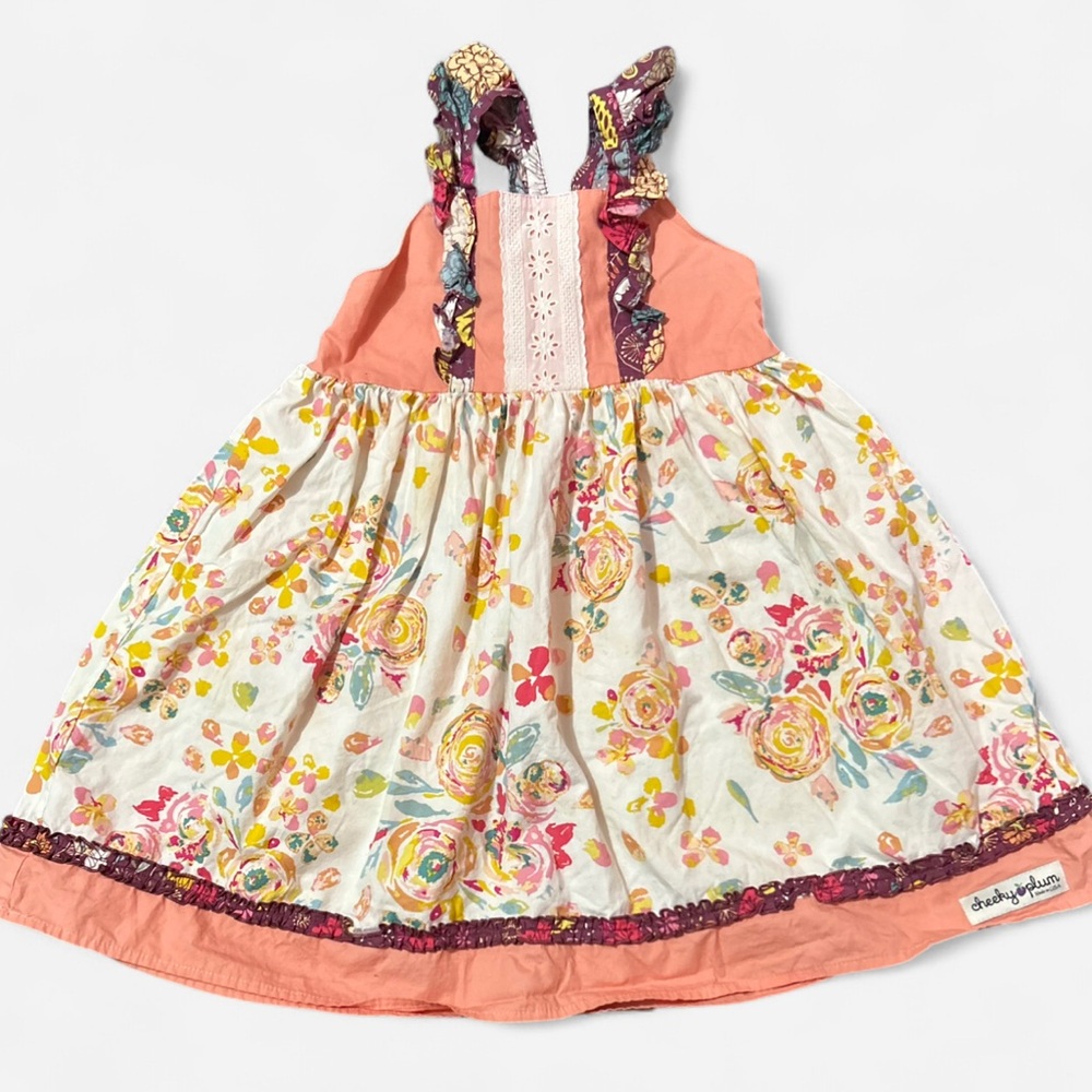 Cheeky Plum Pink and White Floral Dress
